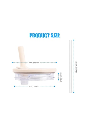 Stanley 40oz Adventure Quencher Şeffaf Hasır Kapak Yedek Parçaları İçin, Spec: Beyaz