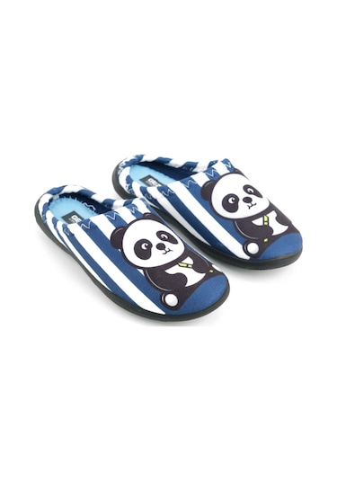 Gezer 15388 Erkek Çocuk Kışlık Rahat Taban Ev Halı Terliği Lacivert