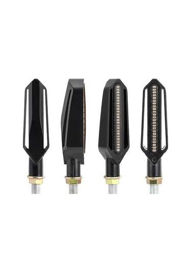 Ebitda Motosiklet Yeniden Takım İçin 24 Led 2 Renkli Sinyal Fren Lambası, Patladı Yanıp Söner Beyaz Işık