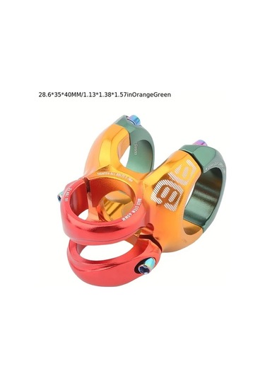 Motion003 Hassns Evrensel Aluminyum Bisiklet Govdesi Kirmizi Turuncu Yesil 28 6x35x40mm Dh Am Dag Bisikleti Kisa Gidon Kırmızı