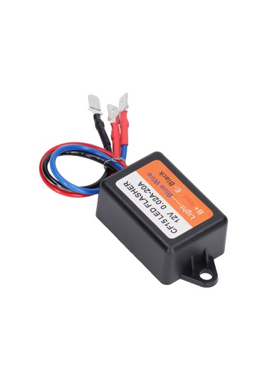 Vkemall 12v Araba Led Flaş Kontrolörü - Otomatik Strobe Modülü, 0.02-20a Akım, 45-75 Kez/ Dakika Frekansı, Su Geçirmez Röle