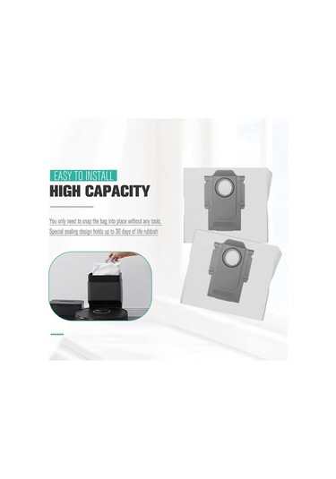 Unimarket S7 Max V, S7 Max V Plus, G10s, G10s Pro, Max Robot Süpürge Aksesuarları Için Toz Torbası 20 Adet Süpürge Yedek Parçaları 20 Adet