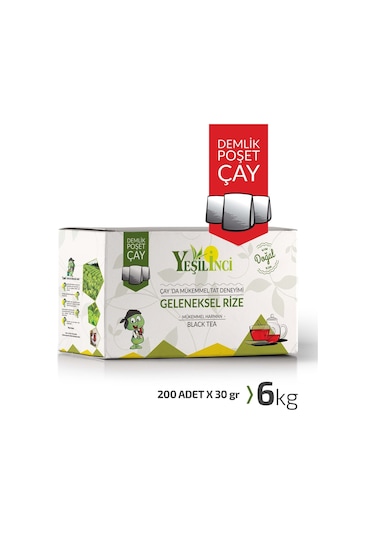 Yeşil İnci Demlik Poşet 6 KG