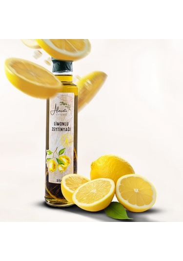 Alaçatı Naturel Limonlu Zeytinyağı 250 Ml E