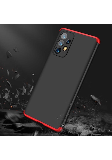 Samsung Uyumlu Galaxy A73 Kılıf Zore Ays Kapak Siyah