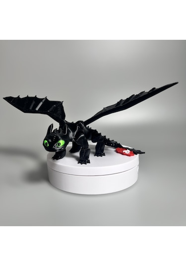 3D Ejderhanı Nasıl Eğitirsin - Dişsiz Toothless Hareketli Figür