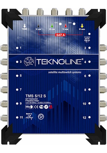 5X12 Sonlu Multiswitch Uydu Dağıtım Santrali Teknoline