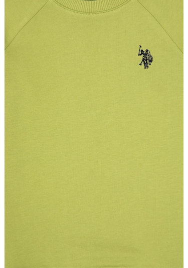 U.s. Polo Assn. Erkek Çocuk Fıstık Sweatshirt 50313832-vr087 Fıstık