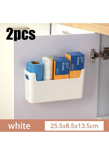 Liangmei Delikli Olmayan Streç Film Rafı İç Dolap Duvar Rafı -