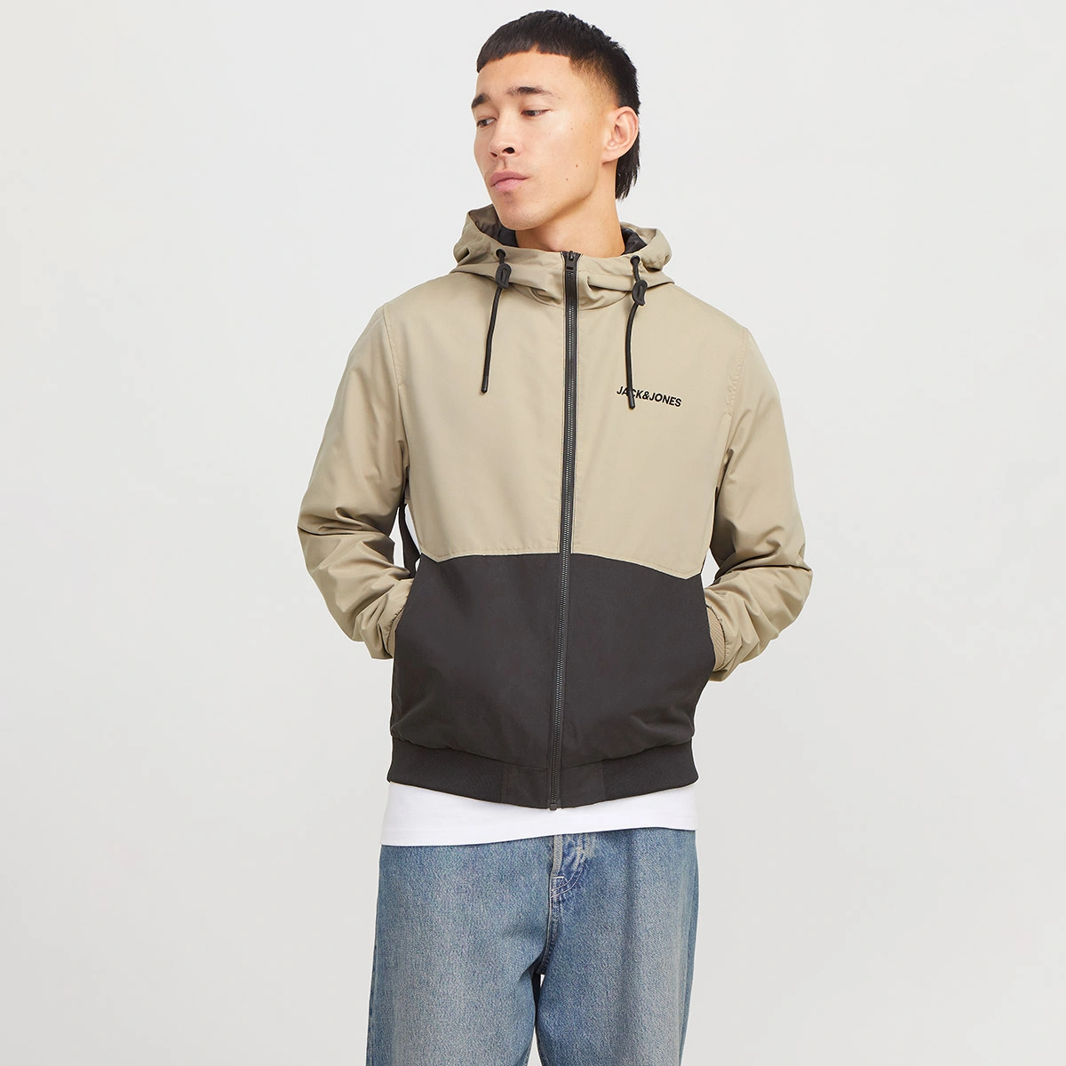 Jack&jones Rush Hood Bomber Erkek Kapüşonlu Ceket Çok Renkli