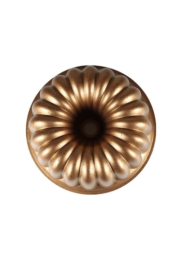 Serenk Fun Cooking Arya Alüminyum Döküm Granit Kaplama Kek Kalıbı 25 Cm Sarı