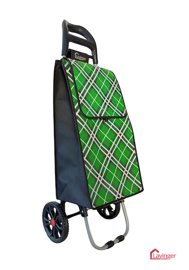 58a Pazar Arabası Plus Büyük Tekerli Yeşil