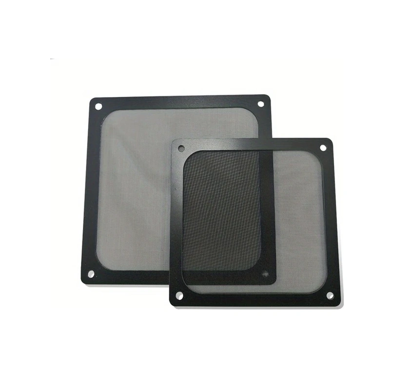 Dashanshop Siyah 120mm 4.72 İnç Bilgisayar Fan Koruması - Paslanmaz Çelik Toz Filtresi