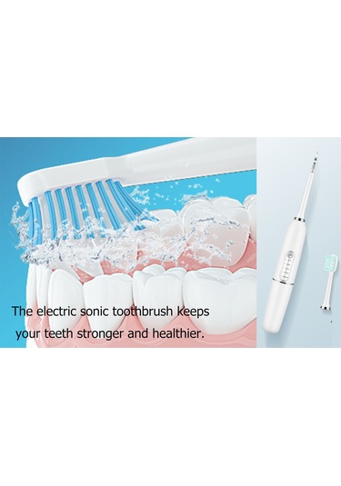 Samdoo Beyaz Usb Şarjlı Ipx7 Su Geçirmez 5 Modlu Ultrasonik Otomatik Diş Fırçası Temizleyici Çok Renkli