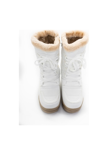 Gimer - Paraşüt Model Beyaz Kar Botu - Kav0702Fg Beyaz