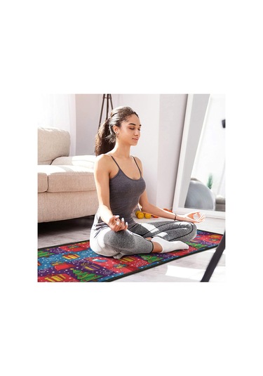 Noel Desenli 2'li Mutfak Matı, Anti-yorgunluk, Yastıklı Ve Kaymaz, Mutfak Ve Ofis İçin Noel Hediye Ağacı