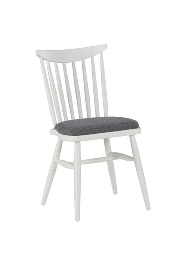 Ashbourne Ahşap Yemek Sandalyesi Ceviz - Beyaz