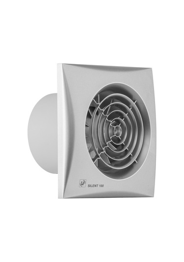 Silent-100 Crz Silver Zaman Ayarlı Sessiz Banyo-Wc Fanı