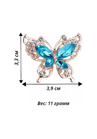 Fashion Jewelry Kelebek Broş Bijuteri 226634385 Altın Rengi