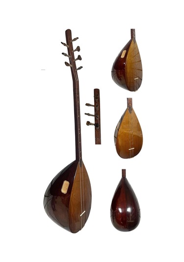 Piarro Uzun Sap Ardıç Ağacı Profesyonel Bağlama Çanta Hediye