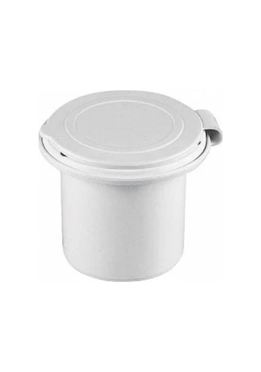 Plastik  Kapakli Duş Yuvasi Düz Çap 70 Mm