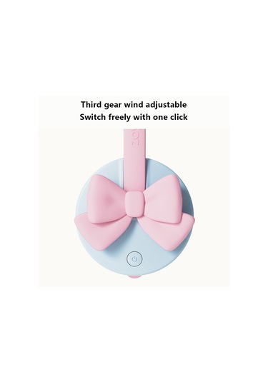 Zoyzoıı F8 Üç Hızlı Soğutma Fanı Çocuklar İçin Kanatsız Boyun Askılı Fan - Gökkuşağı Gökkuşağı