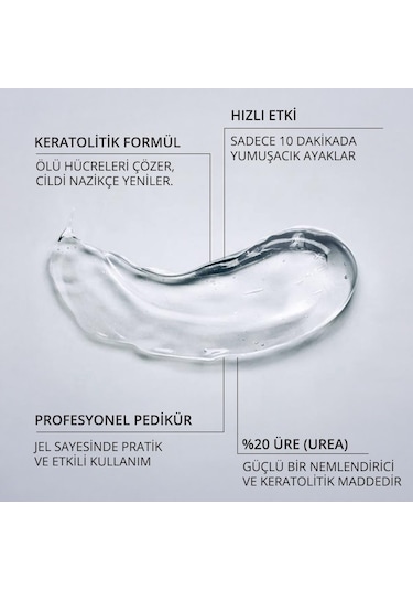 Callus Gel, Nasır Sökücü Keratolitik Pedikür Jel, 125 Ml