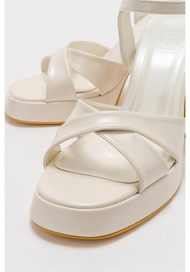 Luvishoes Lello Sedef Kadın Topuklu Ayakkabı Sedef