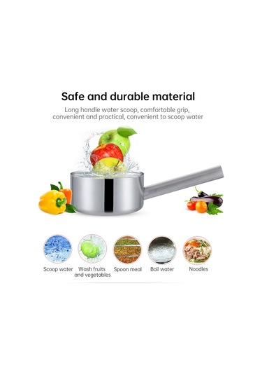 Sones Paslanmaz Çelik Su Kepçesi Su Akrebi Şef Mutfak Su Kepçesi