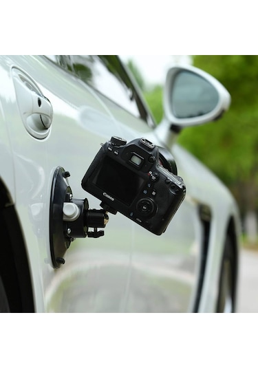 Rassine Lx-sc5 Vakumlu Dslr Aksiyon Kamera Tutucu Siyah