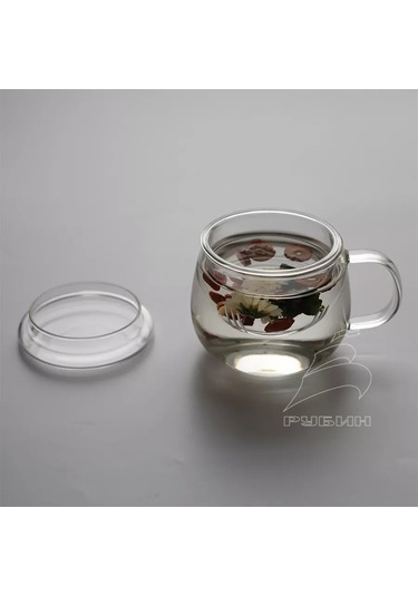 Get&joy Darli İçin Cam Kapaklı Demlik, 350 Ml 219061655 Beyaz