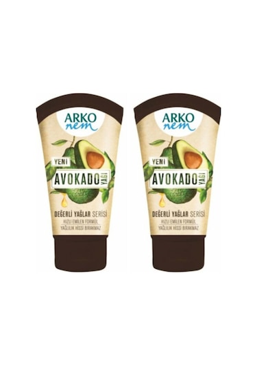 Arko Nem Değerli Yağlar Avokado Yağı Nemlendirici El Kremi 2 x 60 ML