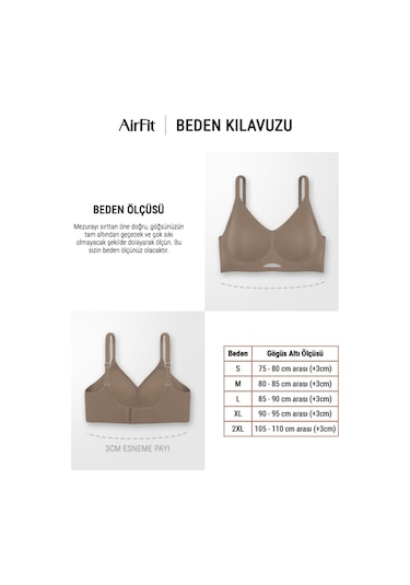Auw Balensiz Dikişsiz Görünmez Sütyen - Airfit Siyah