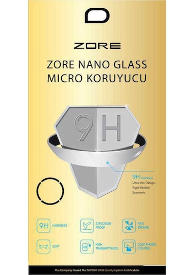 Galaxy A6 Plus 2018 Zore Nano Micro Temperli Ekran Koruyucu