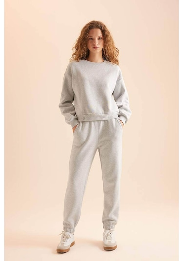 Defacto Gri Kadın Alt-üst Takım D8022ax/gr4 Gri