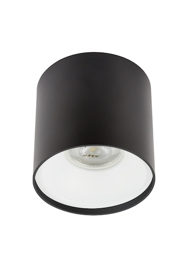 Spot Lamba Led 7W Silindir Siyah-Beyaz Duvar Aydınlatma Armatür