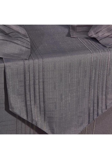 Corvver 26 Parça Dertsiz Masa Örtüsü Takımı Antrasit Antrasit