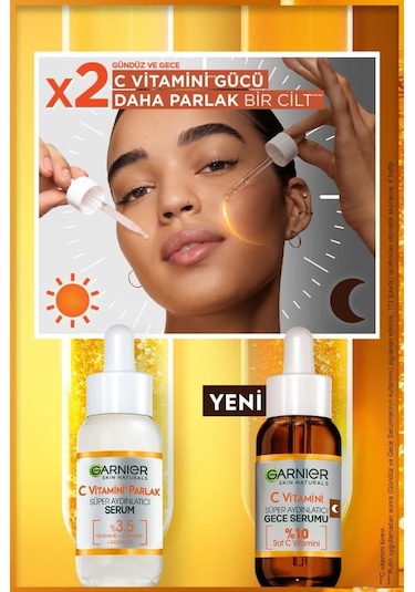 Garnier C Vitamini Süper Aydınlatıcı Gece Serumu 30 ML