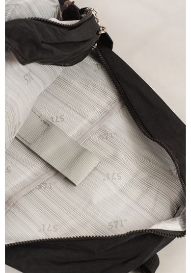 571 Krinkıl / Klinkır Su Geçirmez Hafif Çok Gözlü Spor, Seyahat, Okul, Laptop Sırt Çantası Siyah 1d Siyah