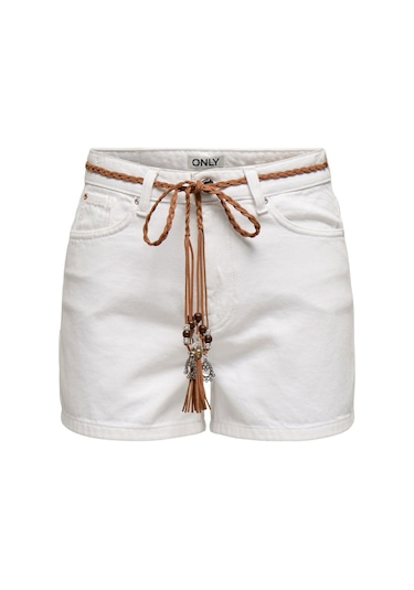 Only Onlkelly Hw Shorts Dnm Azg Noos Kadın Beyaz Şort - 15221469