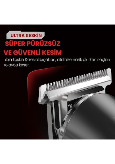 Enchen Beardo Çok Fonksiyonlu Tüm Vücut İçin Uygun Şarjlı Saç Ve Tıraş Makinesi