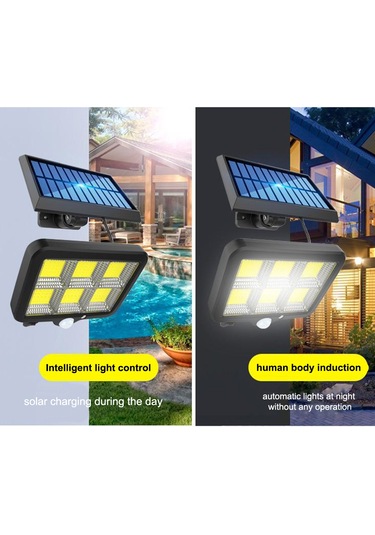 Homyl Pır Hareket Sensörü Bahçe Duvar Lambası Sokak Uzaktan 160cob Diğer