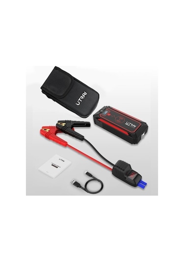 Utrai Jstar 4 24000mAh 2500A Jump Starter Taşınabilir Akü Takviye Cihazı (Kablosuz Şarj + Pusula + Çanta + Led Lamba + Powerbank)