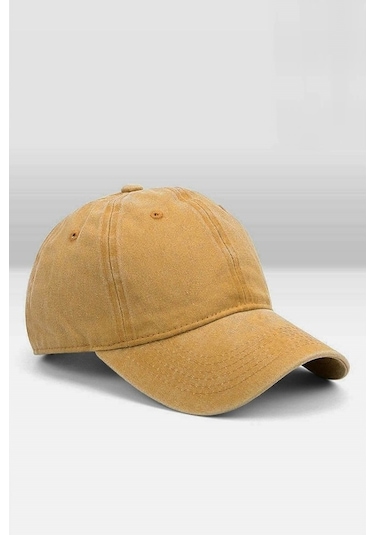 Külah Erkek Eskitme Şapka Yazlık Outdoor Kep Kasket-Hardal