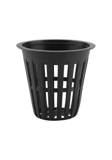 Ximistore9 10 Adet Siyah Plastik Hidroponik Bitki Sepeti 5.5cm - Toprak Olmadan Üretim İçin Dayanıklı Ve Havalandırıcı