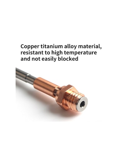 Novahub Prusa Mk4 İçin Yüksek Hızlı Bakır Titanyum Nozul Seti - Yüksek Sıcaklık Ve Dayanıklılık İçin Uygun