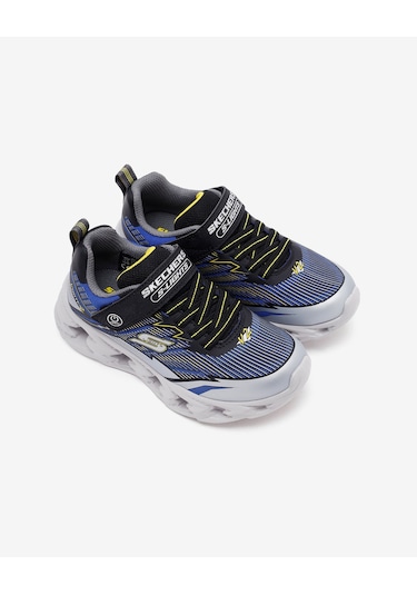 Skechers Vortex 2.0 Büyük Erkek Çocuk Gri Işıklı Spor Ayakkabı 400605l Slbk Gri