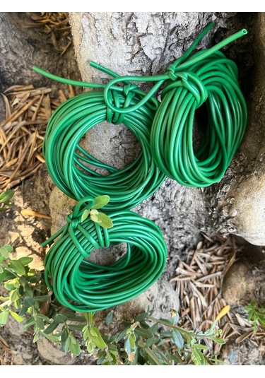 3 Adet Fidan Bağlama İpi 10 Mt 3 Mm Toplam 30 Metre Elastik İp