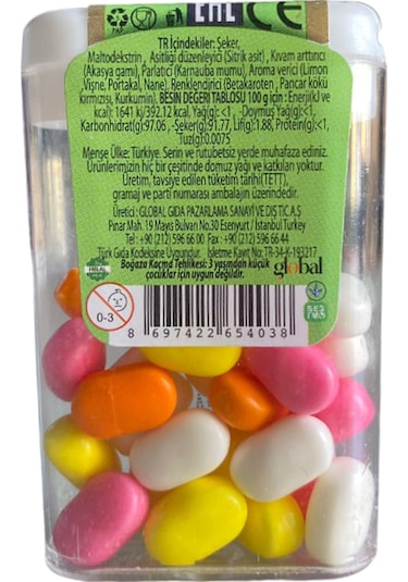 Hiphop Karışık Şeker 50 x 10 G