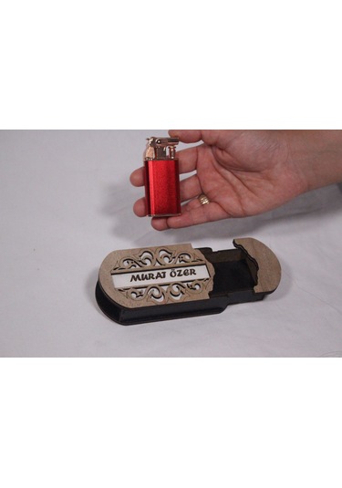 Çakmak Kişiye Özel İsim Yazılı Ve Mdf Tasarım Kutulu No:50